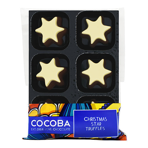 Cocoba Christmas Star Truffles 60g [WHOLE CASE]