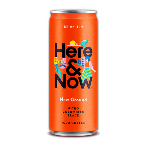 Here&Now Iced Coffe: Nitro Colombian Black 200ml [WHOLE CASE]