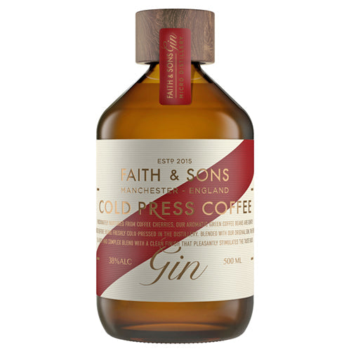 Faith & Sons Cold Press Coffee Gin 500ml by Faith & Sons - The Pop Up Deli