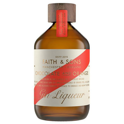 Faith & Sons Chocolate And Orange Gin Liqueur 500ml by Faith & Sons - The Pop Up Deli