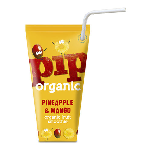 Pip Organic Pineapple & Mango Smoothie Carton 180ml  [WHOLE CASE]