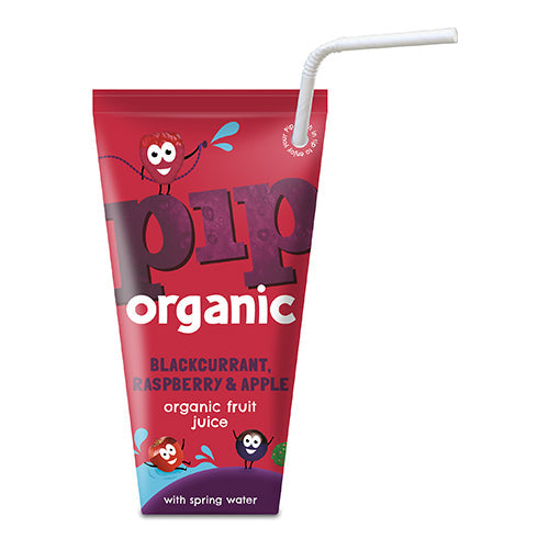 Pip Organic Blackcurrant, Raspberry & Apple with Sprint Water 180ml  [WHOLE CASE]