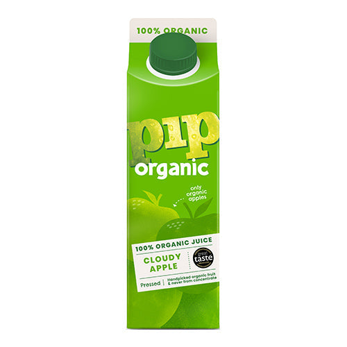 Pip Organic Cloudy Apple Juice Take Home Carton 1L [WHOLE CASE]
