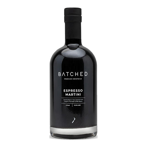 Batched Espresso Martini 13.9% ABVFair Trade Coffee Beans Made in New Zealand 725ml [WHOLE CASE]