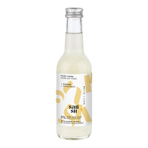 SANSU Yuzu Soda + GINGER 250ml  [WHOLE CASE]