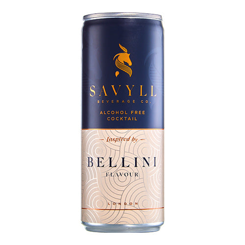Savyll Bellini - Non-Alcoholic Cocktail 250ml Can  [WHOLE CASE]