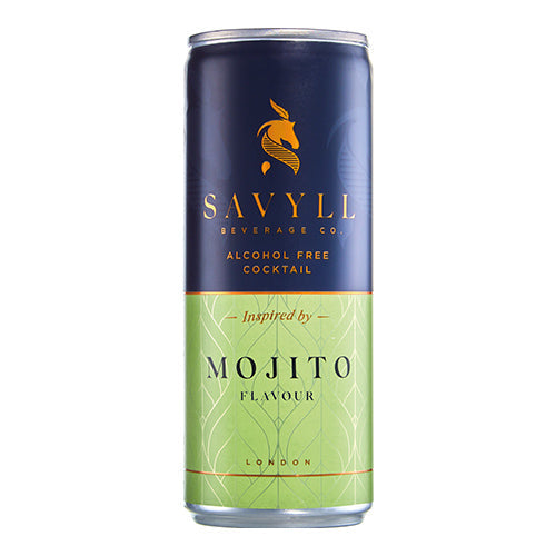 Savyll Mojito - Non-Alcoholic Cocktail 250ml Can  [WHOLE CASE]