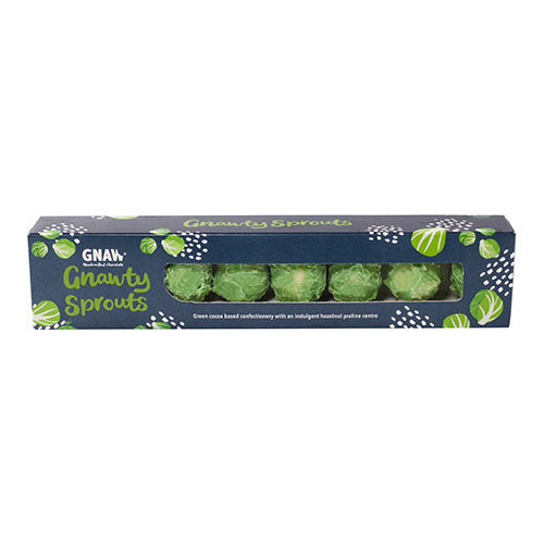 Gnaw Gnawty Sprouts (8 White Choc Sprouts with Hazelnut Praline) 108g [WHOLE CASE]