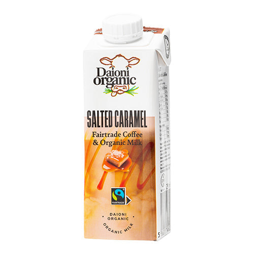 Daioni Organic Fairtrade Salted Caramel Latte 250ml 2 [WHOLE CASE]