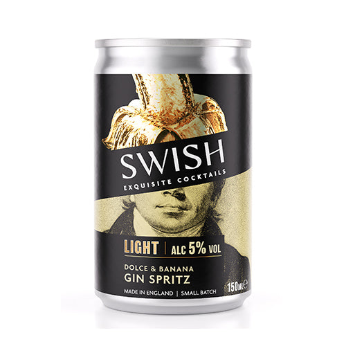 Swish Cocktails Dolce & Banana Gin Spritz 5% ABV 150ml  [WHOLE CASE]