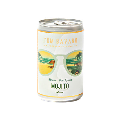 Tom Savano Havana Beachfront Mojito 15% RTD cocktail 125ml [WHOLE CASE]