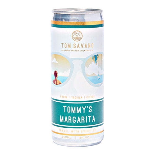 Tom Savano Miami Poolside Margarita 8% RTD cocktail 250ml [WHOLE CASE]