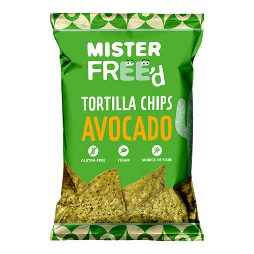 Mister Free'd Tortilla Chips with Avocado 40g  [WHOLE CASE]