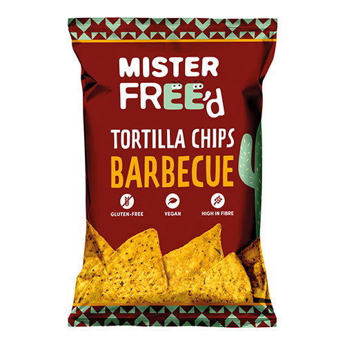 Mister Free'd Tortilla Chips with Barbecue 40g  [WHOLE CASE]