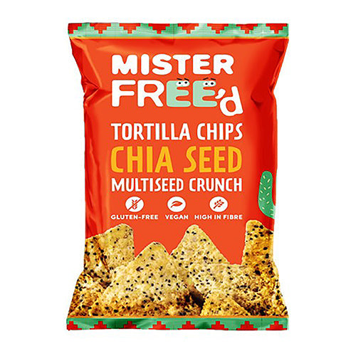 Mister Free'd Tortilla Chips with Chia Seed 135g  [WHOLE CASE]