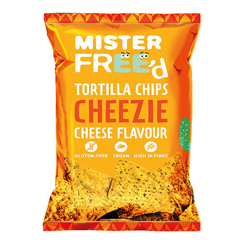 Mister Free'd Tortilla Chips with Vegan Cheese 135g  [WHOLE CASE]