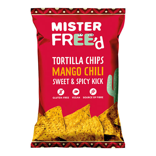 Mister Free'd Tortilla Chips with Mango Chili 135g  [WHOLE CASE]