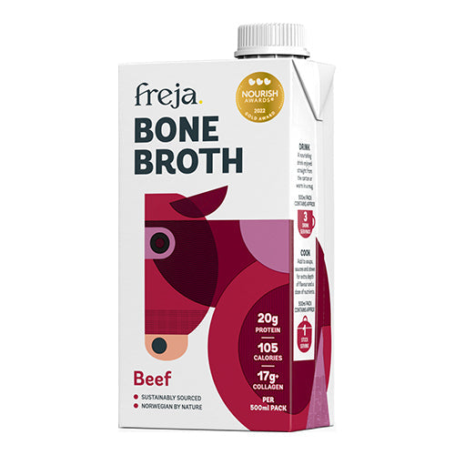 Freja Beef Bone Broth 500ml [WHOLE CASE]