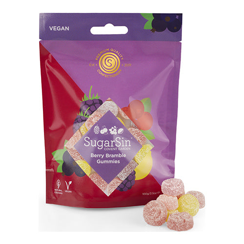 SugarSin Berry Bramble Gummies 100g  [WHOLE CASE]