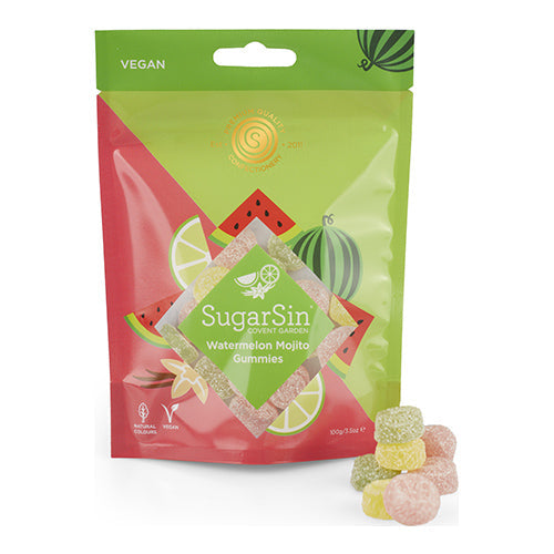 SugarSin Watermelon Mojito Gummies 100g [WHOLE CASE]