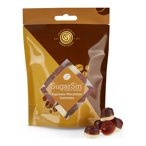 SugarSin Espresso Macchiato Gummies 100g [WHOLE CASE]