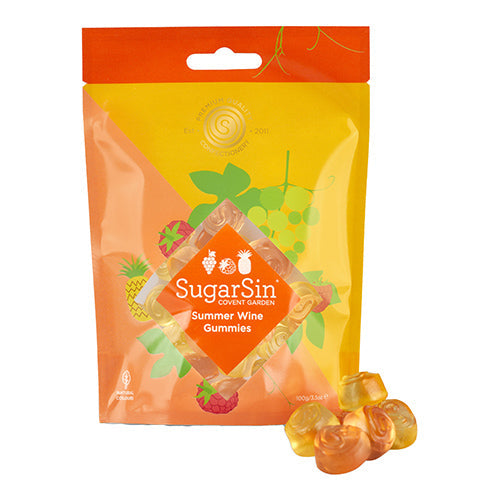 SugarSin Summer Wine Gummies 100g  [WHOLE CASE]