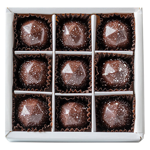 Chococo Box of 9 Dorset Sea Salt Caramel Chocolates 90g  [WHOLE CASE]