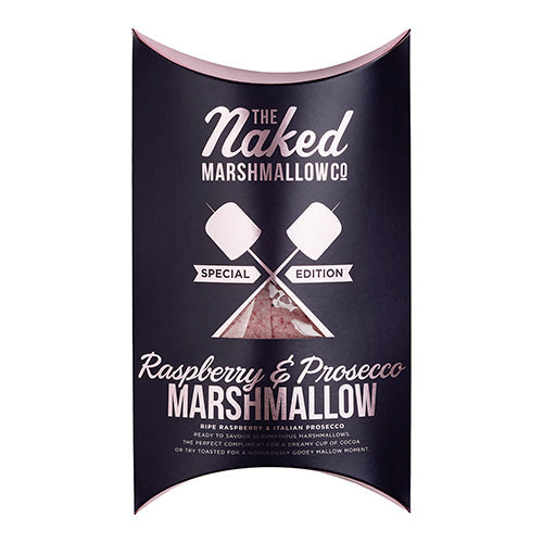 The Naked Marshmallow Co. Raspberry & Prosecco Gourmet Marshmallows [WHOLE CASE]