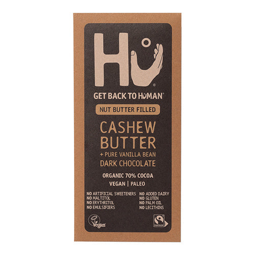 Hu Cashew Butter + Pure Vanilla Bean Dark Chocolate Bar 60g  [WHOLE CASE]