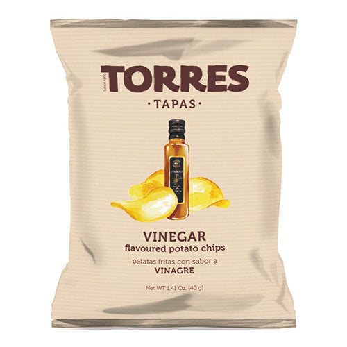 Torres Vinegar Crisps 40g [WHOLE CASE]