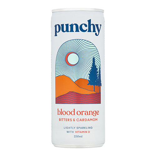 Punchy Drinks Blood Orange, Bitters & Cardamom 250ml  [WHOLE CASE]