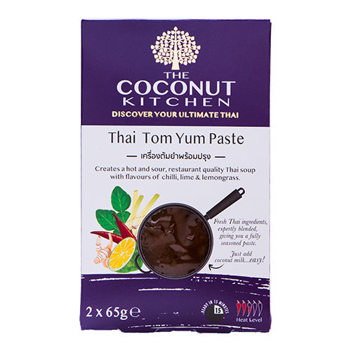 The Coconut Kitchen Thai Tom Yum Soup Paste 2x65g [WHOLE CASE]