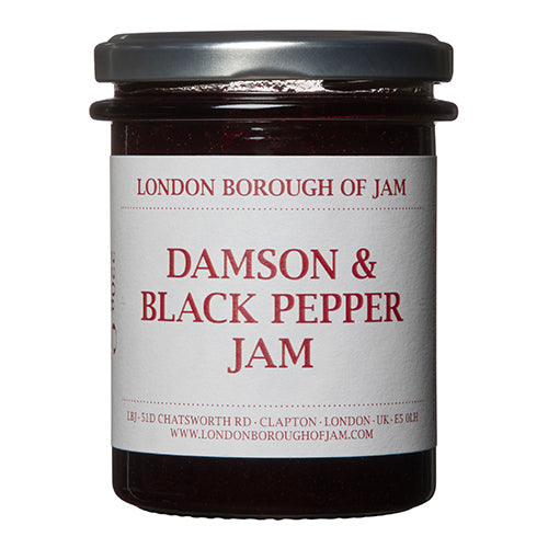 London Borough of Jam Damson & Black Pepper 220g [WHOLE CASE]