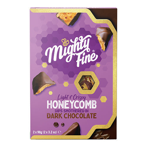 Mighty Fine Dark Chocolate Honeycomb Dip Gift Box 180g [WHOLE CASE]