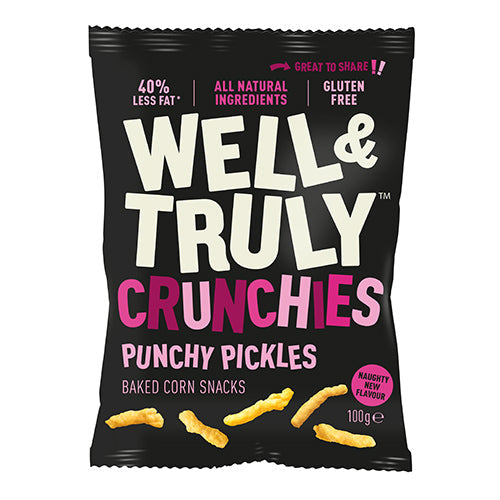 Well&Truly Crunchies Punchy Pickle 100g  [WHOLE CASE]