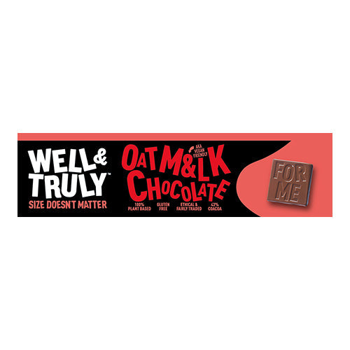 Well&Truly Oat Milk Chocolate 30g [WHOLE CASE]