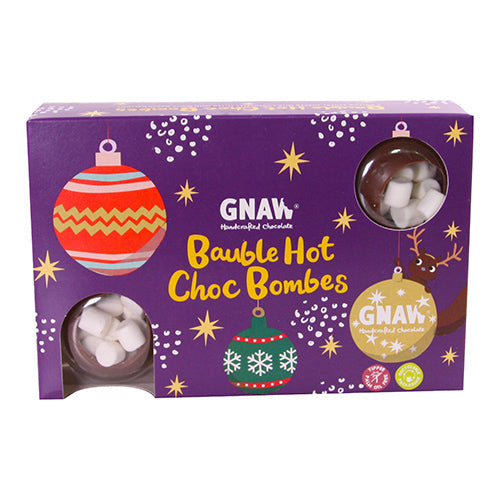 Gnaw Bauble Hot Chocolate Bombes 155g [WHOLE CASE]