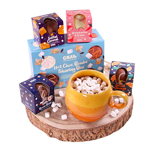 Gnaw Hot Choc Bombe Sharing Assortment 258g [WHOLE CASE]