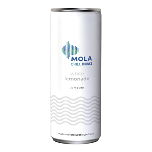 Mola Chill Drinks White Lemonade Cold Pressed CBD 250ml [WHOLE CASE]