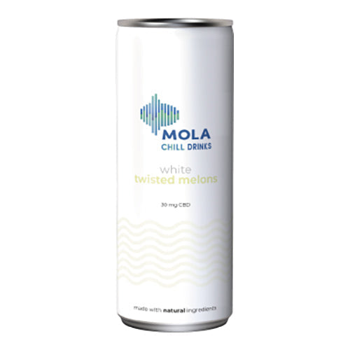 Mola Chill Drinks White Twisted Melons Cold Pressed CBD 250ml [WHOLE CASE]