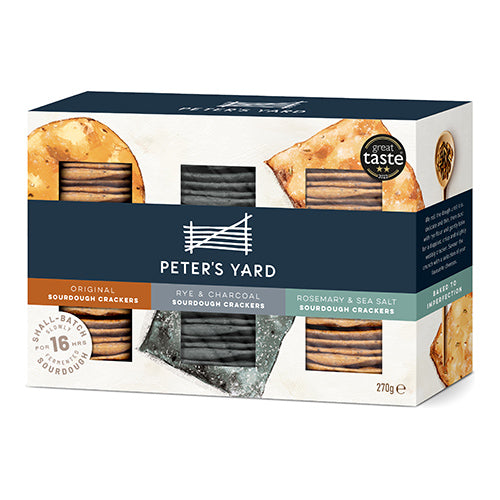 Peter's Yard New Selection Box Original, Rosemary & Charcoal 270g [WHOLE CASE]