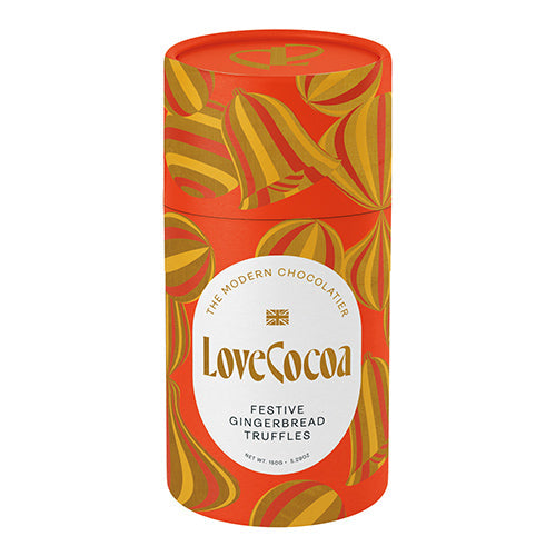 Love Cocoa Spiced Gingerbread Dark Chocolate Truffles 150g [WHOLE CASE]