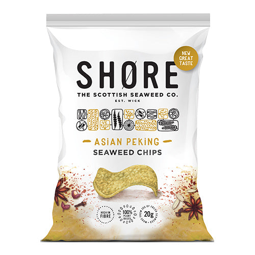 Shore Seaweed Chips - Asian Peking 80g [WHOLE CASE] by Shore - The Pop Up Deli