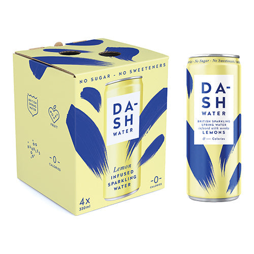 Dash Water Lemon Multipack (4 x 330ml) [WHOLE CASE]