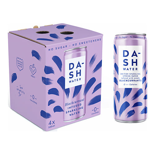Dash Water Blackcurrant Multipack (4 x 330ml) [WHOLE CASE]