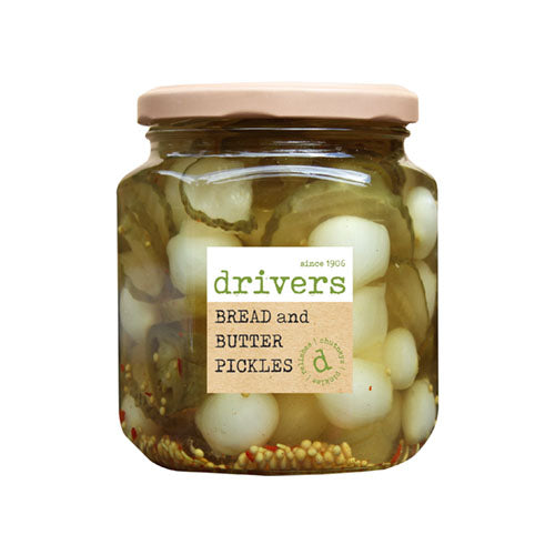Drivers Bread And Butter Pickle 550g [WHOLE CASE] by Drivers - The Pop Up Deli