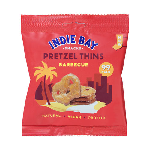 Indie Bay Snacks Pretzel Thins Barbecue 24g [WHOLE CASE] by Indie Bay Snacks - The Pop Up Deli