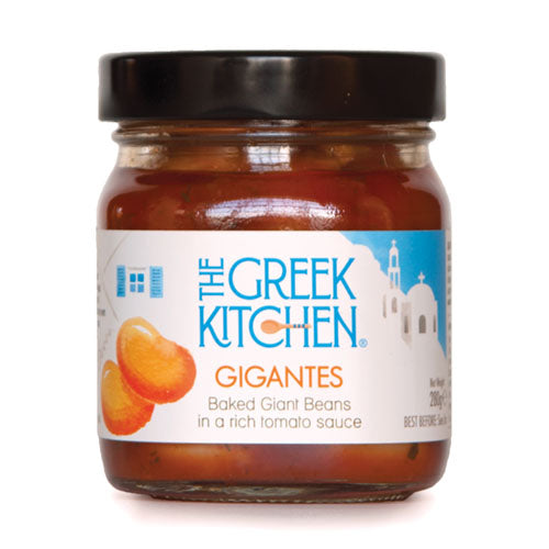 The Greek Kitchen Gigantes - Baked Giant Beans In A Tomato Sauce 280g [WHOLE CASE] by The Greek Kitchen - The Pop Up Deli