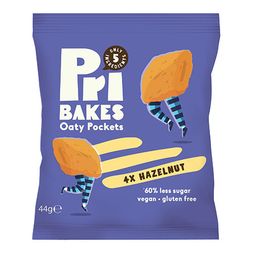 Pri's Puddings Pop Squares, Hazelnutter 44g [WHOLE CASE] by Pri's Puddings - The Pop Up Deli