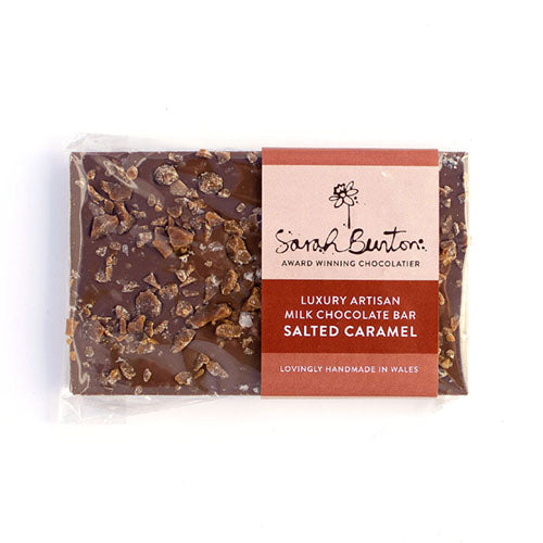 Sarah Bunton Salted Caramel Bar (Milk Chocolate) 90g [WHOLE CASE] by Sarah Bunton - The Pop Up Deli